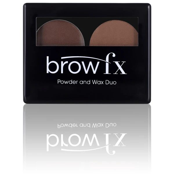BrowFx - Boitier à Poudre (Châtain Foncé) Brow Powder & Wax Duo 4 BrowFx - Boitier à Poudre (Châtain Foncé) Brow Powder & Wax Duo – Image 2