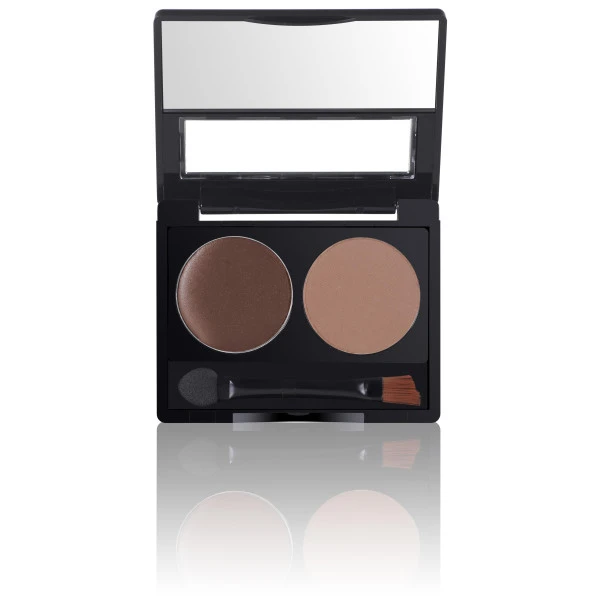 BrowFx - Boitier à Poudre (Châtain Foncé) Brow Powder & Wax Duo 3 BrowFx - Boitier à Poudre (Châtain Foncé) Brow Powder & Wax Duo