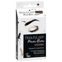 Kit De Teinture Vegan Sourcils Brun Noir BeautyLash